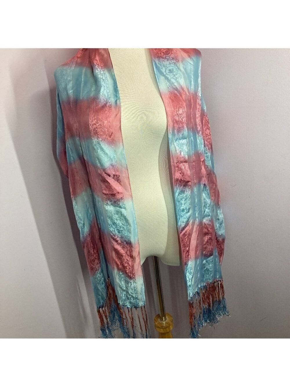 Silk Shawl, Tie Dye
